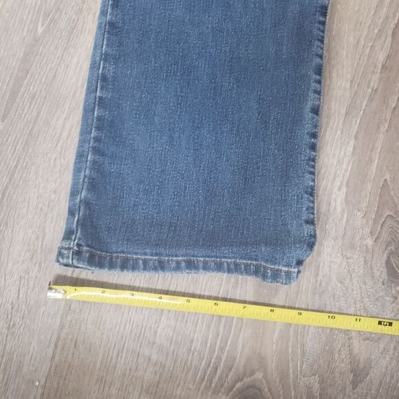 Calvin Klein Jeans Midrise Bootcut Jeans Dark Vintage Medium Wash Size 14 - Picture 11 of 11